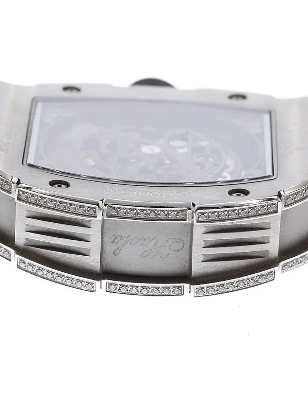 HAOFA Diamond Bezel skeleton Dial Automatic Men's Watch_966698